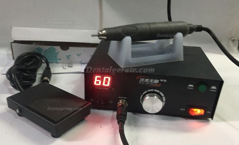 WALK W-50 BRUSHLESS Mikromotor-Poliermaschine f&uuml;r Dentallabore + B&uuml;rstenlose Mikromotor-Handst&uuml;ck 50K RPM